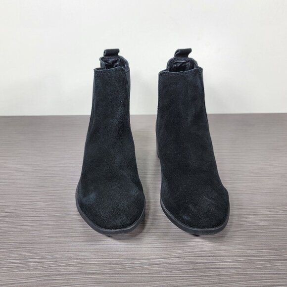 Steve Madden Dover Chelsea Boot, Black Suede, Womens Size 7 M - Picture 2 of 11